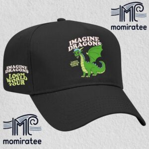 Imagine Dragons Loom World Tour 2024 Cartoon Dragon Classic Hat Cap