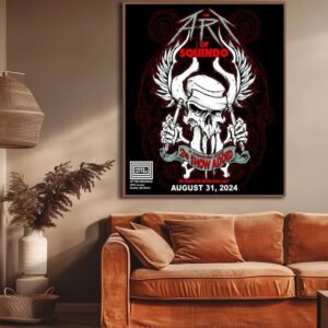 The Art Of Squindo By Overwhelming Demand 2nd Show Added 25 Years Of Metallica Art Here-After At The Crocodile Belltown Seattle WA August 31st 2024 Home Decor Poster Canvas