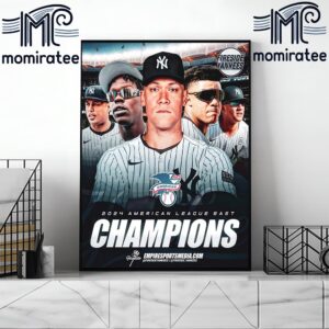 2024 American League East Division Champions Are New York Yankees Home Decor Poster Canvas