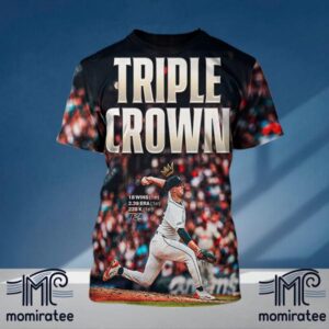 2024 MLB American League Pitching Triple Crown Winner Is Tarik Skubal Of Detroit Tigers All Over Print Shirt