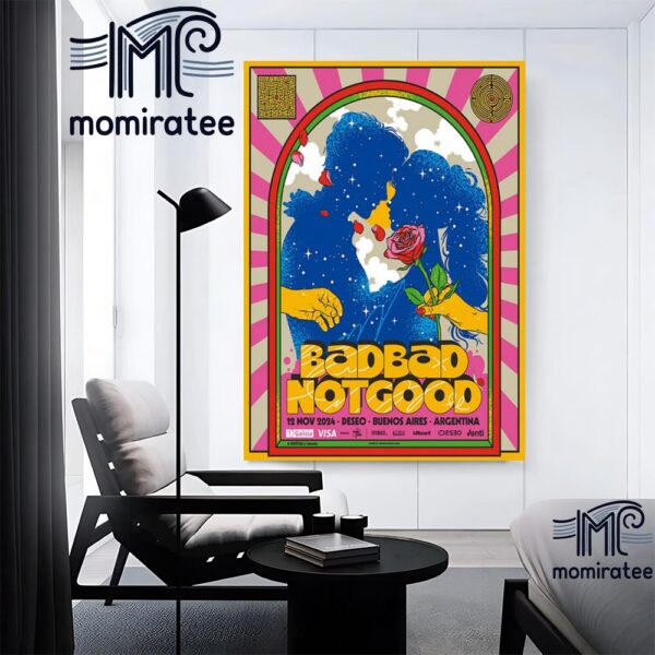 BadBadNotGood At Deseo In Buenos Aires Argentina November 12nd 2024 Home Decor Poster Canvas