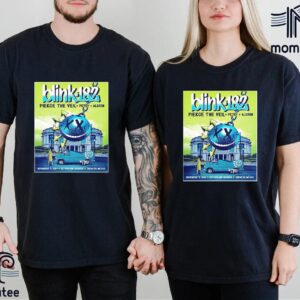 Blink 182 With Pierce The Veil Petey And Allison At Foro Sol In Mexico November 9th 2024 Unisex T-Shirt