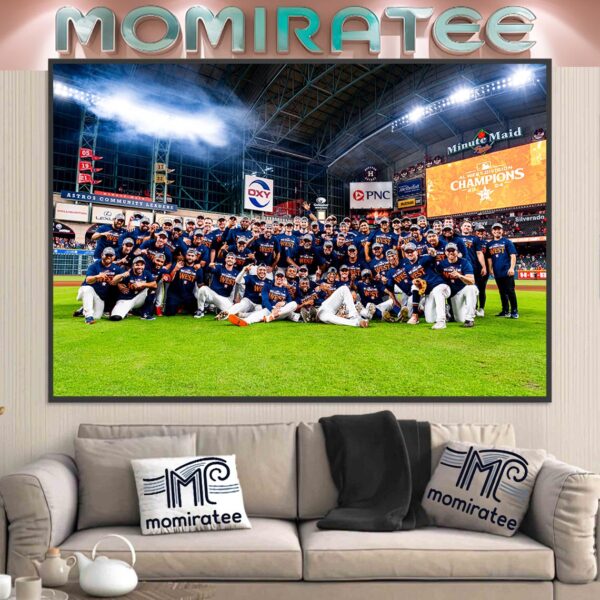 Built For October Houston Astros Are Champions 2024 American League West Division Home Decor Poster Canvas