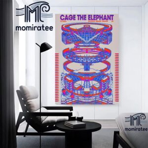 Cage The Elephant At Madison Square Garden In New York NY September 5th 2024 Home Decor Poster Canvas