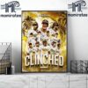 Congratulations To San Diego Padres Clinched 2024 MLB Postseason Home Decor Poster Canvas