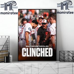 For The First Time In 27 Years Baltimore Orioles Are Headed To The 2024 MLB Postseason Home Decor Poster Canvas