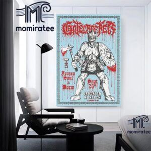 Gatecreeper Show Poster At The Brooklyn Monarch In New York NY September 26th 2024 Home Decor Poster Canvas