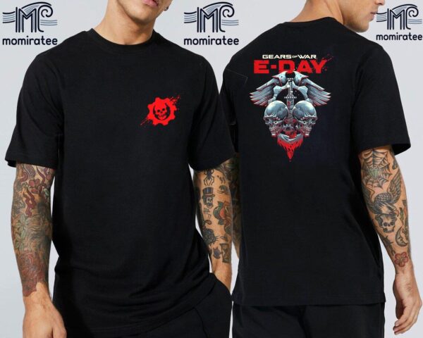 Gears Of War E-Day Brotherhood Tee by Luke Preece Two Sides Unisex T-Shirt