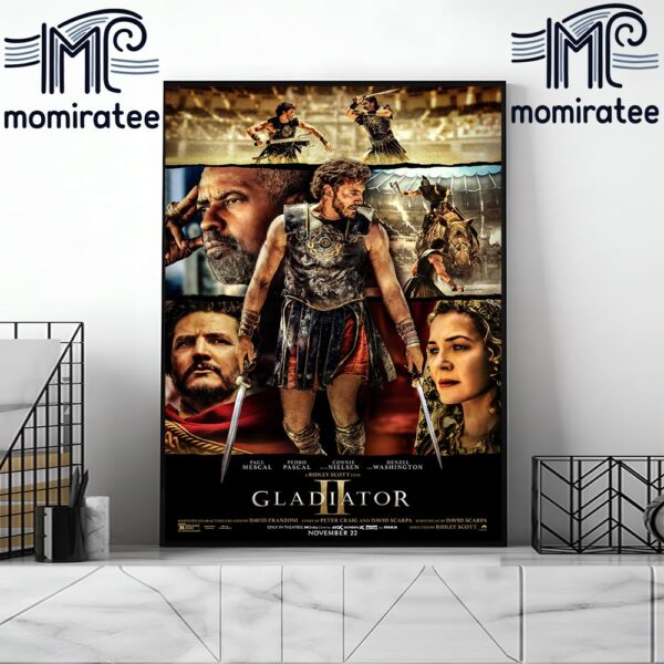 Gladiator II Official Poster A Film By Ridley Scott Film Home Decor Poster Canvas