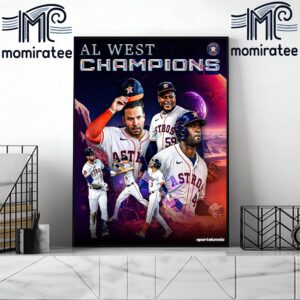 Inevitable Houston Astros Own The AL West And Are Going To The Postseason For The 7th Straight Year Home Decor Poster Canvas