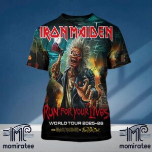 Iron Maiden The Run For Your Lives World Tour 2025-2026 From Iron Maiden To Fear Of The Dark All Over Print Shirt