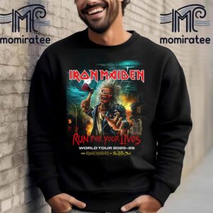 Iron Maiden The Run For Your Lives World Tour 2025-2026 From Iron Maiden To Fear Of The Dark Unisex T-Shirt