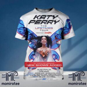 Katy Perry The Lifetimes Tour Australia June 2025 All Over Print Shirt