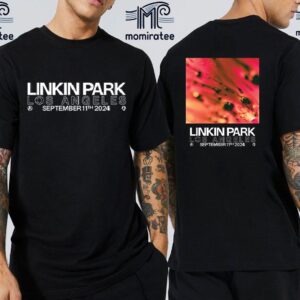 Linkin Park From Zero Album Los Angeles Tour Poster Tonight At All Venue Vending Points Los Angeles CA September 11th 2024 Two Sides Classic T-Shirt