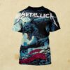 Metallica World Tour M72 Seattle The Wolf Poster At Lumen Field Seattle WA August 30th The Final US No Repeat Weekend Of 2024 All Over Print Shirt