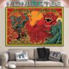 Metallica M72 World Tour M72 North America Tour 2024 No Repeat Weekend Combined Poster M72 Edmonton At Commonwealth Stadium Edmonton Alberta CA August 23-25 2024 Home Decor Poster Canvas