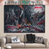 Metallica M72 World Tour No Repeat Weekend Combined Official Poster M72 Copenhagen Poster At Parken Stadium Copenhagen Denmark June 14th And 16th 2024 Home Decor Poster Canvas