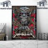 Metallica M72 World Tour No Repeat Weekend Combined Official Poster At Olympiastadion In Munich May 24th And 26th 2024 Home Decor Poster Canvas