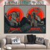 Metallica M72 World Tour No Repeat Weekend Combined Official Poster M72 Warsaw In Warsaw Poland At PGE Narodowy July 5th And 7th 2024 Home Decor Poster Canvas