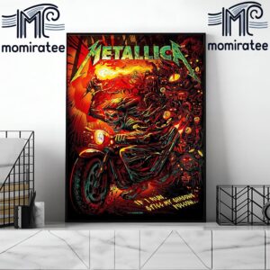 Metallica New Poster For 72 Seasons If I Run Still My Shadow Follow By Munk One Home Decor Poster Canvas