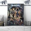 Metallica Ride The Lightning Celebration Poster Creeping Death By Miles Tsang Home Decor Poster Canvas