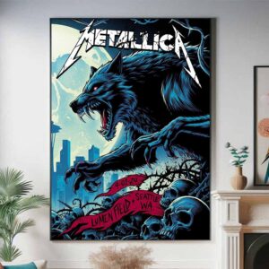 Metallica Pop Up At Lumen Field In Seattle Washington 2024 September 1 M72 World Tour North America Home Decor Poster Canvas