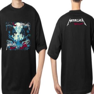 Metallica Pop Up M72 World Tour North America Lumen Field Seattle WA 2024 On August 30th And September 1 Home Decor Poster Canvas Two Sided T-Shirt