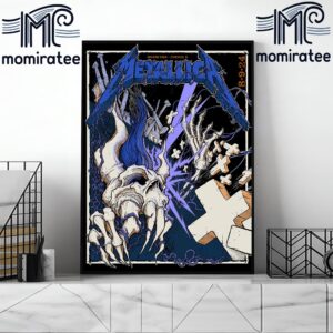 Metallica Tonight M72 World Tour M72 North American Tour At Soldier Field Chicago IL For M72 Chicago August 9th 2024 Home Decor Poster Canvas