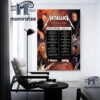 Metallica With Special Guests Pantera And Suicidal Tendencies For M72 World Tour In The Round 2025  Home Decor Poster Canvas