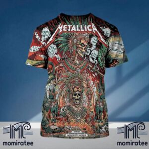 Metallica World Tour M72 CDMX For The Final No Repeat Weekend Of 2024 At Estadio GNP Seguro Mexico City Mexico September 27th 2024 All Over Print Shirt