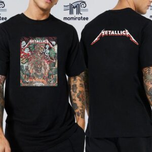 Metallica World Tour M72 CDMX For The Final No Repeat Weekend Of 2024 At Estadio GNP Seguro Mexico City Mexico September 27th 2024 Two Sides Unisex Shirt