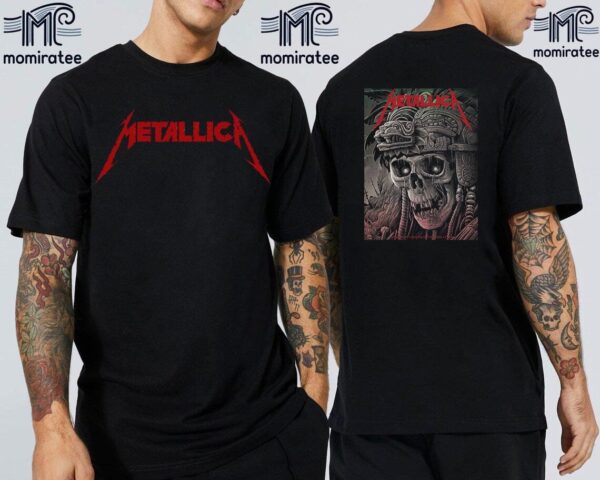 Metallica World Tour M72 CDMX Tonight The First No Repeat Weekend From Mexico City At Estadio GNP Seguros Mexico City Mexico September 22th 2024 Two Sides Unisex T-Shirt