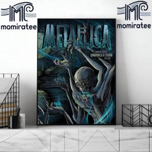 Metallica World Tour M72 North America Tour 2024 Day 2 For M72 Edmonton At Commonwealth Stadium Edmonton Alberta CA August 25th 2024 Home Decor Poster Canvas