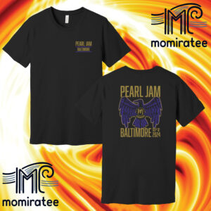 Pearl Jam Baltimore Dark Matter World Tour At CFG Bank Arena Baltimore MD September 12th 2024 Official Merch Two Sides Unisex T-Shirt