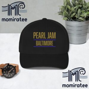 Pearl Jam Baltimore Merch 2024 Dark Matter World Tour At CFG Bank Arena Baltimore MD September 12th 2024 Classic Hat Cap