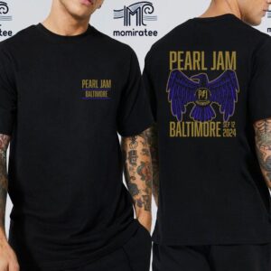 Pearl Jam Baltimore Merch 2024 Dark Matter World Tour At CFG Bank Arena Baltimore MD September 12th 2024 Two Sides Classic T-Shirt