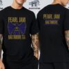 Pearl Jam Baltimore Dark Matter World Tour At CFG Bank Arena Baltimore MD September 12th 2024 Official Merch Two Sides Unisex T-Shirt