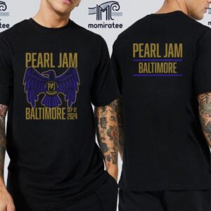 Pearl Jam Baltimore Merch 2024 Dark Matter World Tour At CFG Bank Arena Baltimore MD September 12th 2024 Two Sides Unisex T-Shirt