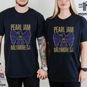 Pearl Jam Baltimore Merch 2024 Dark Matter World Tour At CFG Bank Arena Baltimore MD September 12th 2024 Unisex T-Shirt