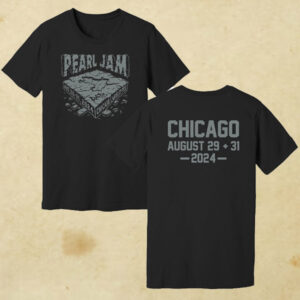 Pearl Jam Chicago IL 2024 The Windy City Wrigley Field On August 29 And 31 Rat Hole Two Sided T-Shirt