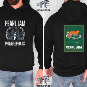 Pearl Jam Dark Matter World Tour 2024 With Glen Hansard At Wells Fargo Center Philadelphia PA September 7th 2024 Two Sides Classic T-Shirt