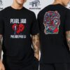 Pearl Jam Philadelphia Dark Matter World Tour Night 2 At Wells Fargo Center Philadelphia PA September 9th 2024 Two Sides Unisex T-Shirt