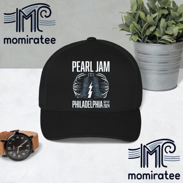 Pearl Jam Philadelphia For Dark Matter World Tour 2024 At Wells Fargo Center Philadelphia PA September 7th 2024 Classic Hat Cap