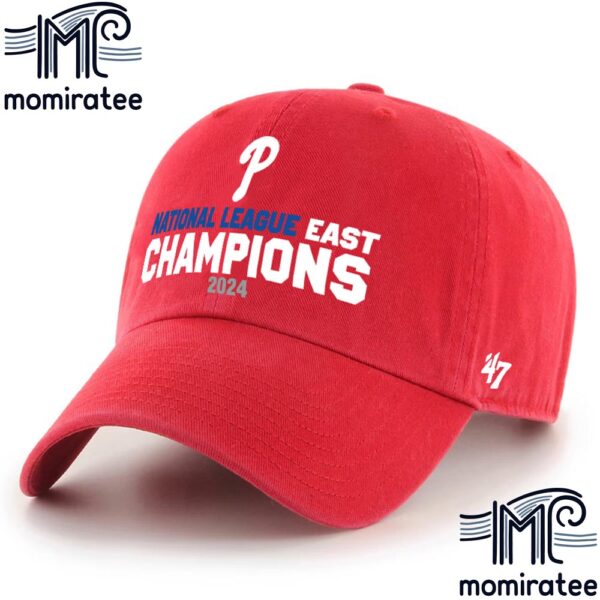 Philadelphia Phillies Are The MLB National League East Division Champions 2024 Classic Hat Cap Red