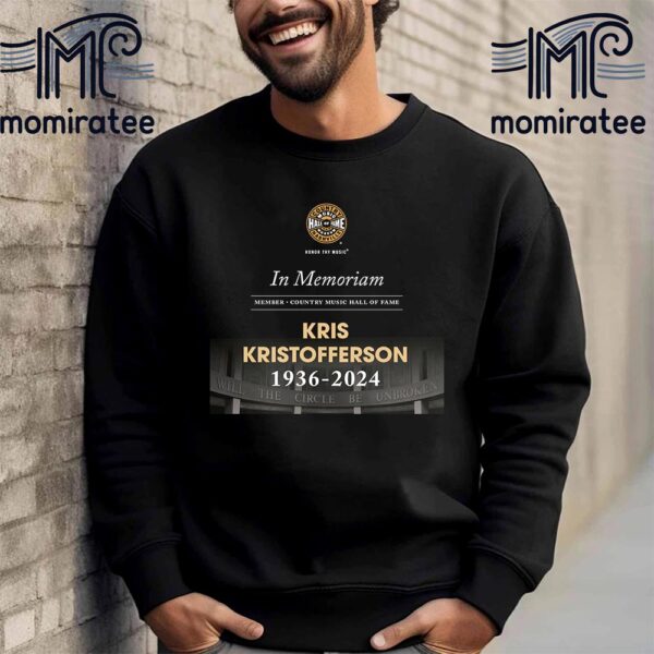 RIP Kris Kristofferson 1936 2024 In Memoriam Member Country Music Hall Of Fame Unisex T-Shirt