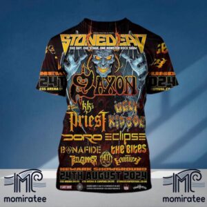 Stonedead Festival x Saxon One Day One Stage One Monster Rock Show Newark Showground 24th August 2024 All Over Print Shirt