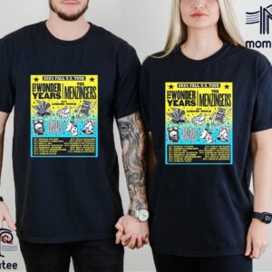 The 2024 Fall US Tour The Wonder Years And Menzingers With Liquid Mike Unisex T-Shirt