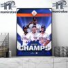 The Houston Astros Have Won The AL West In Seven Straight Full Seasons Home Decor Poster Canvas