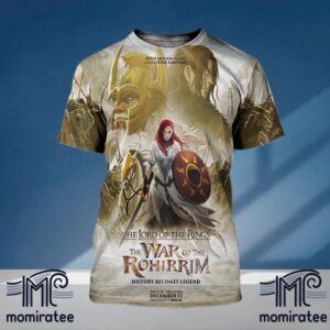 The Lord Of The Rings The War Of The Rohirrim History Becomes Legend Official Poster All Over Print Shirt