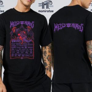 The Mighty Saxon Hell’s Heroes VII Festival At White Oak Music Hall Lawn Houston TX March 20-22 2025 Two Sides Unisex T-Shirt